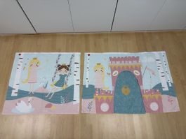 FLEXA Spielvorhang Vorhang Bett Hochbett kleine Prinzessin 
