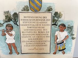 Neuer Preis!! Surbek, vermutlich Entwurf für Wandbild