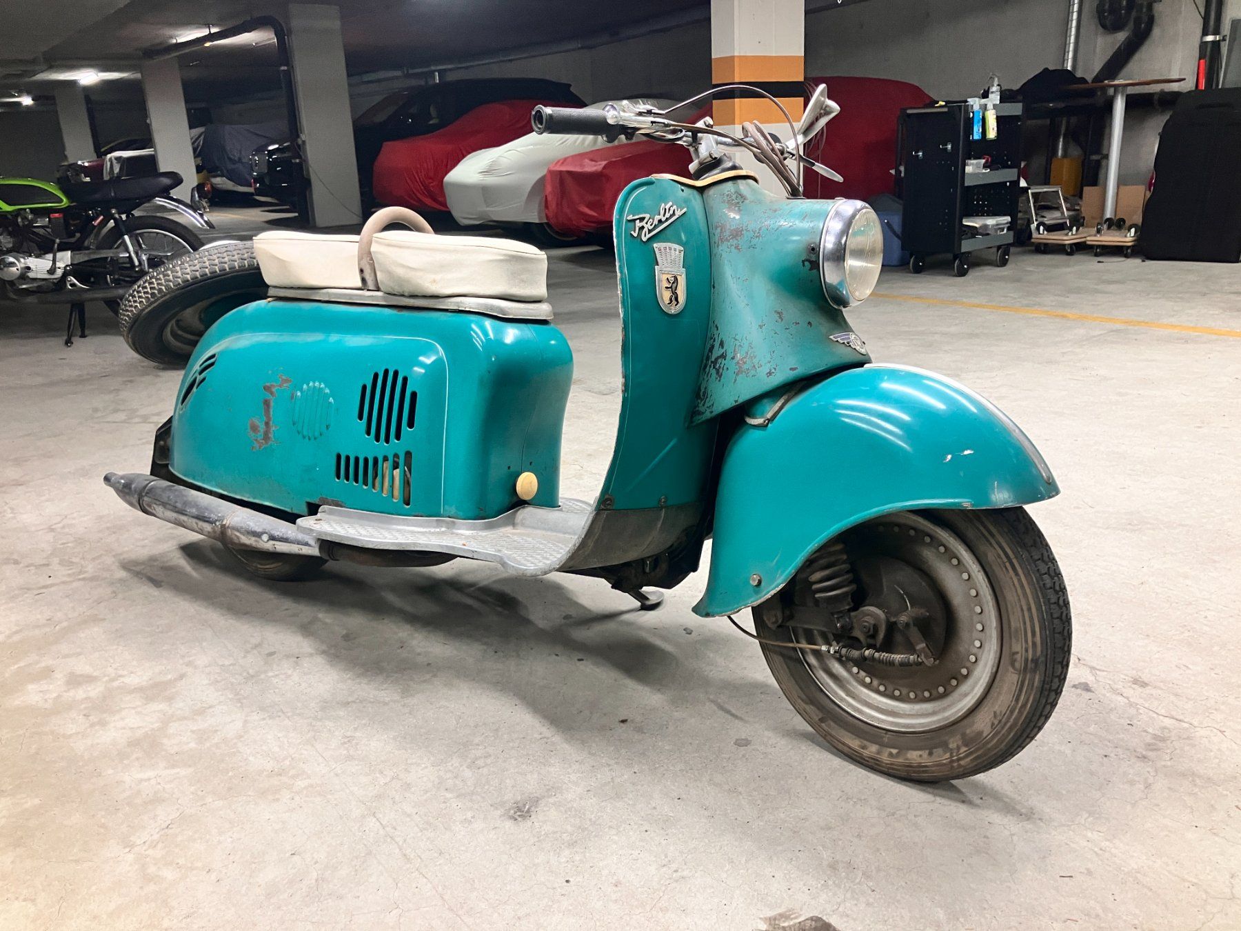 Sonstige: 2 Oldtimer, IWL Berlin DDR Kultroller IWL SR59 "Berlin" – Gebraucht aus Oberweningen von LSP72
