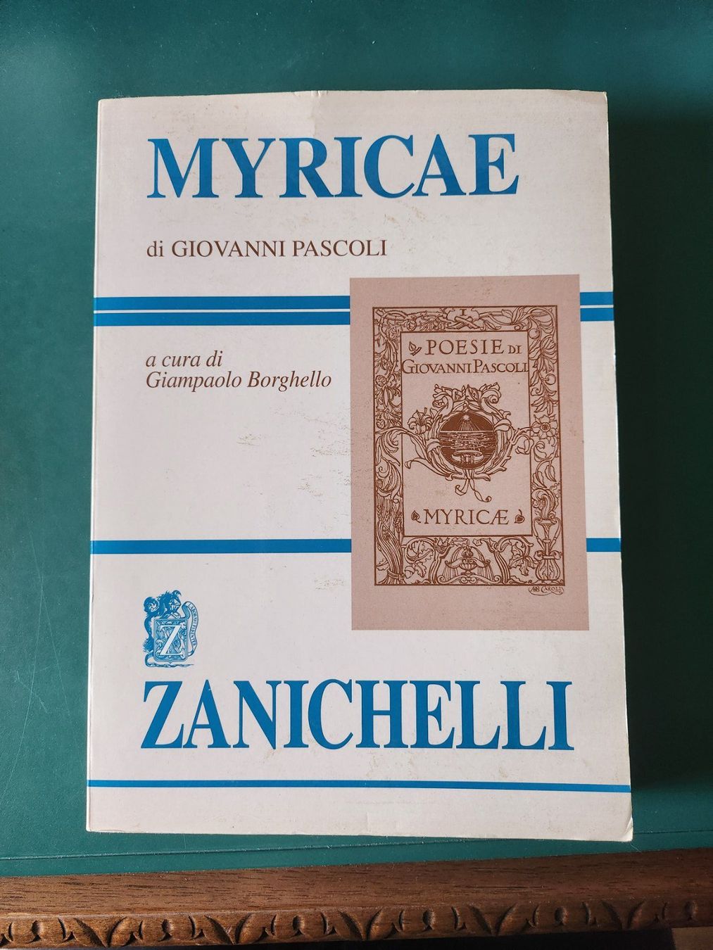 Libri: MYRICAE, G.Pascoli, ed Zanichelli, 2001 – Nuovo (secondo la descrizione) da Dübendorf venduto da elisa.desio