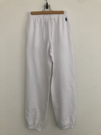 Polo Ralph Lauren weiße Jogginghose, Gr XS