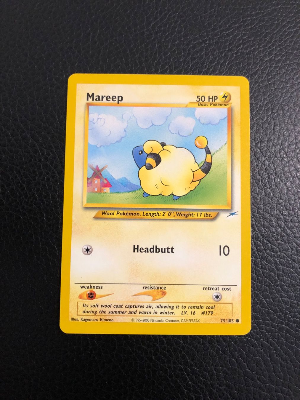 Pokémon Carte collezionabili: Neo destiny - Mareep 75/105 Ab 1 – Usato da Paradiso venduto da Pkmn10
