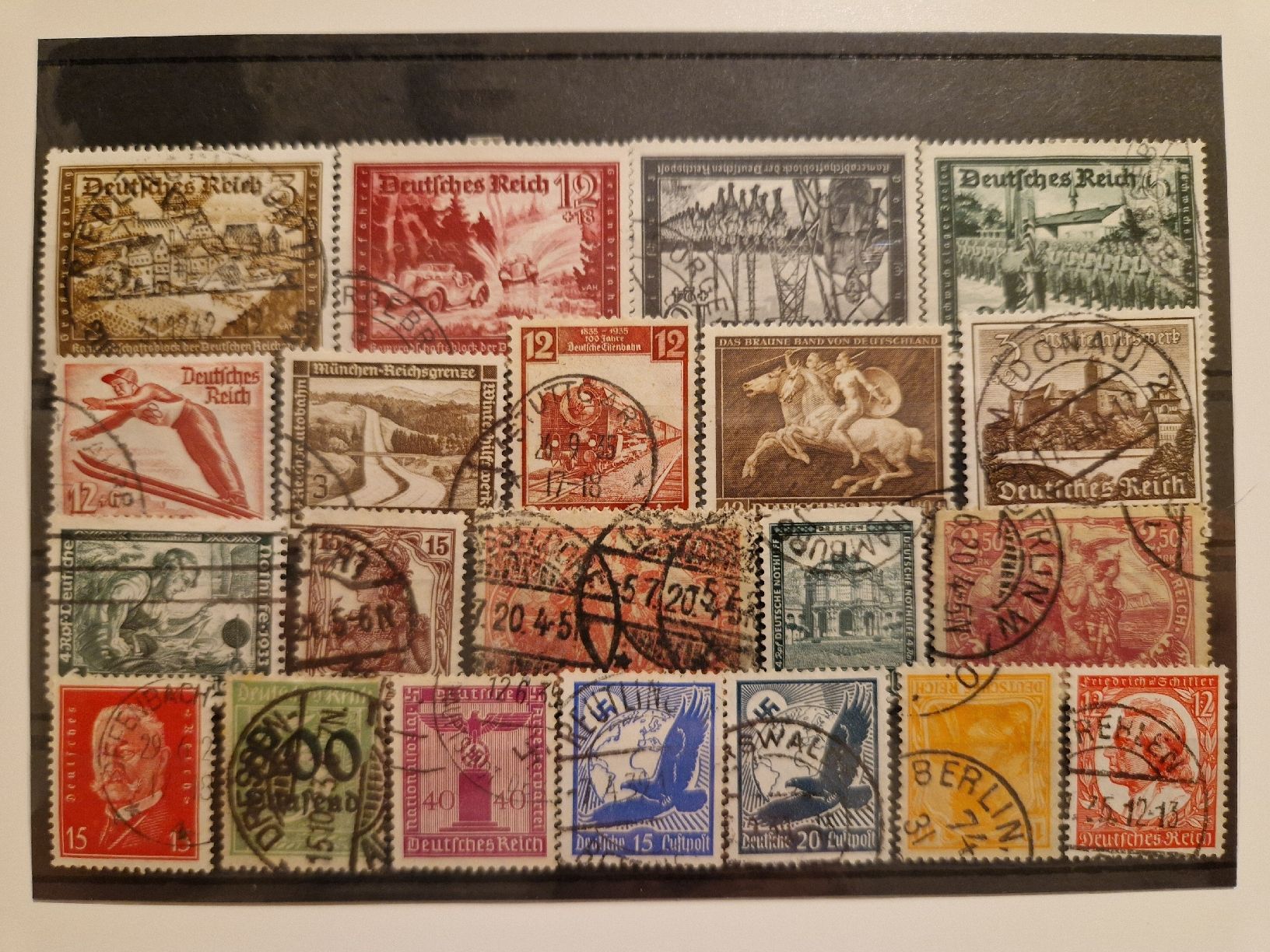 Alle Briefmarken: Deutsches Reich Briefmarken – Gebraucht aus St. Gallen von Enrico_SG