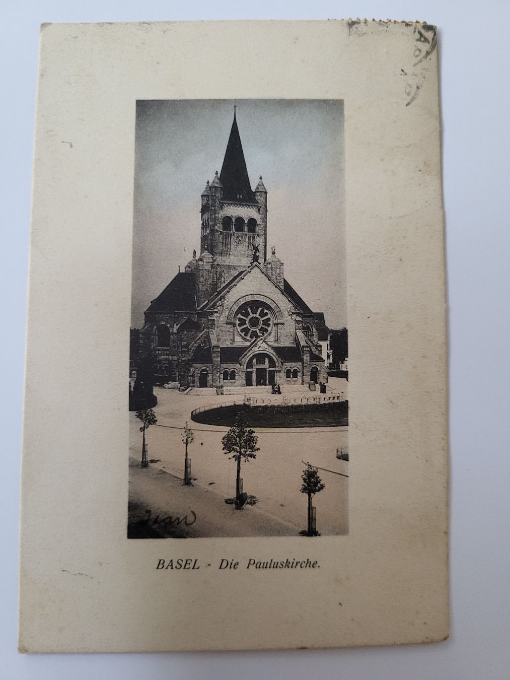 Cartes postales: Ansichtskarte Basel Die Pauluskirche EN – D'occasion à nunningen par mic_88k2