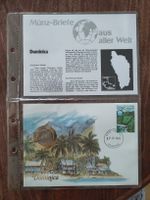 Münz-Briefe Dominica 1981 1985, Münze Sammlung