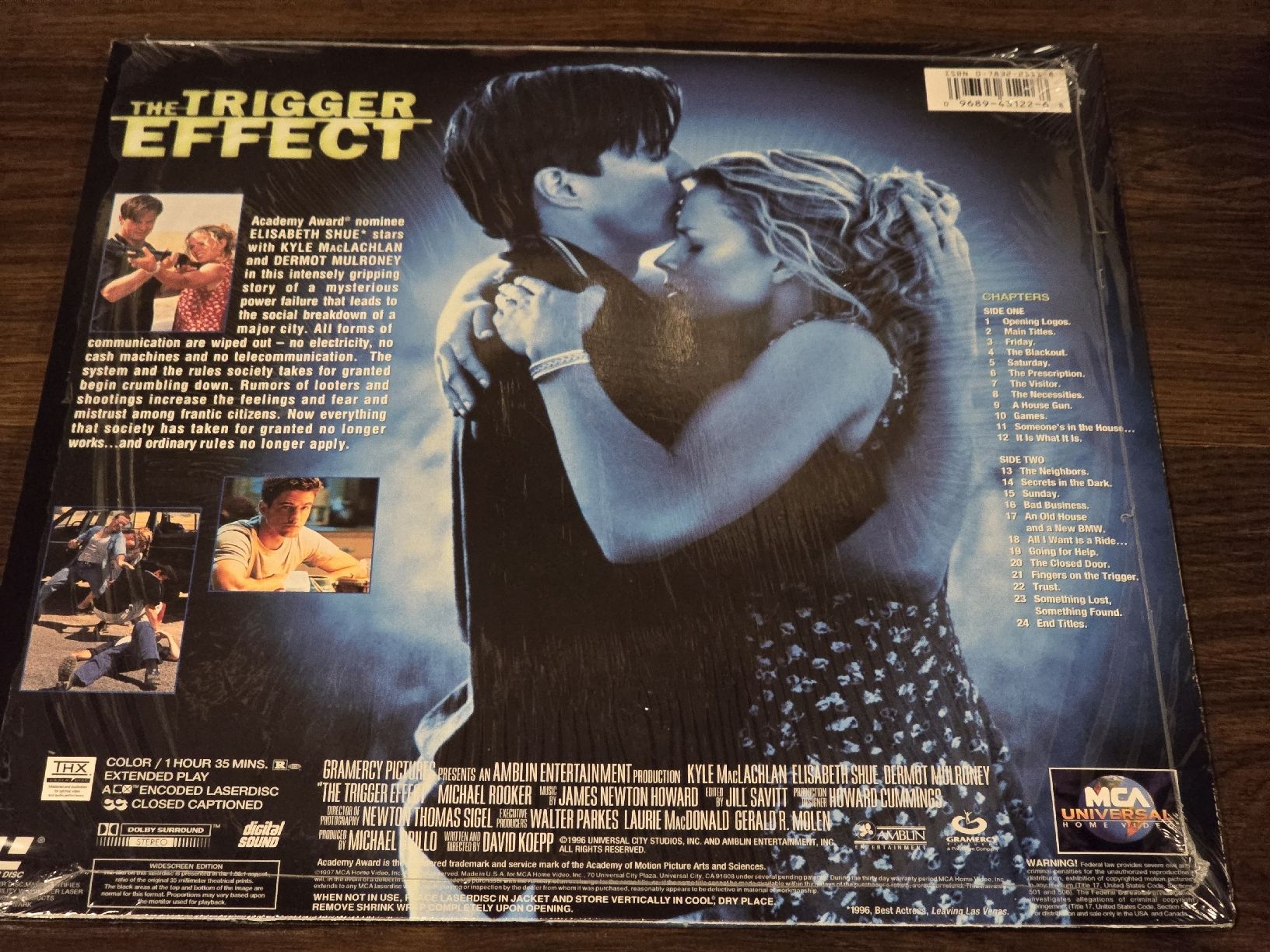 Tutti i DVDs: The Trigger Effect - Seltene laserdisc - Top Zustand! – Usato da BADEN venduto da Sprinz 1