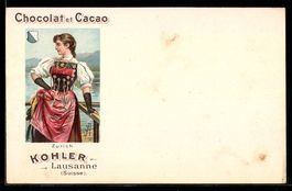 Litho Lausanne, Reklame Chocolat et Caca