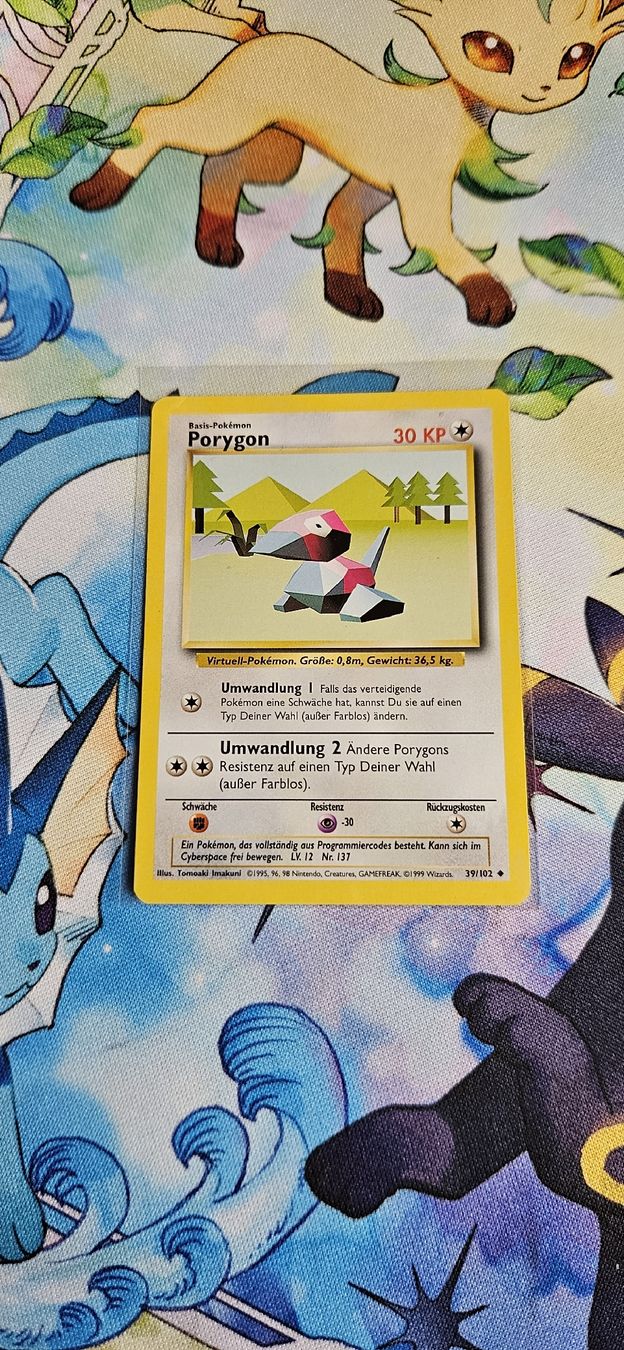 Pokémon Sammelbilder & Trading cards: Porygon 39/102 Base Set DE – Gebraucht aus Belp von Ginus85