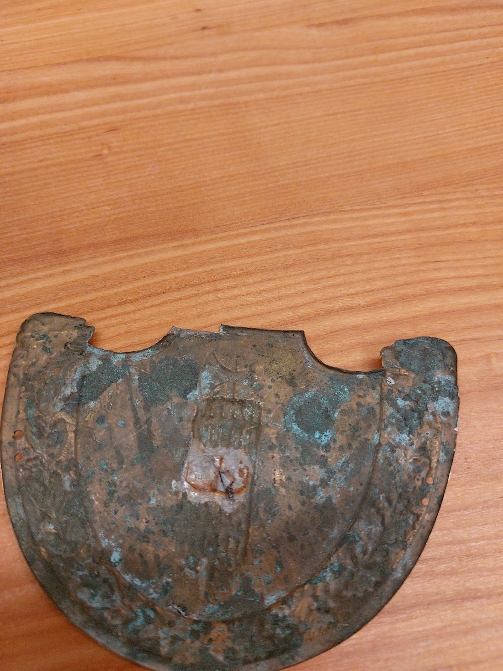 Insegne: Antikes St.Galler Schild um 1850 aus Messing – Usato da Ganterschwil venduto da HeidiuPeter 3