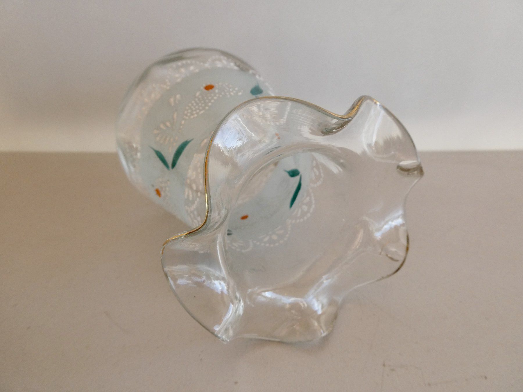 Vasi & Recipienti: antike kleine  Biedermeier Vase Handbemalt – Usato da Lüchingen venduto da Eeizo 6