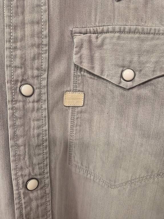 Camicie: G-Star RAW Denim Hemd Tacoma - Gr. M, hellgrau – Usato da Bassersdorf venduto da Kalina6 2