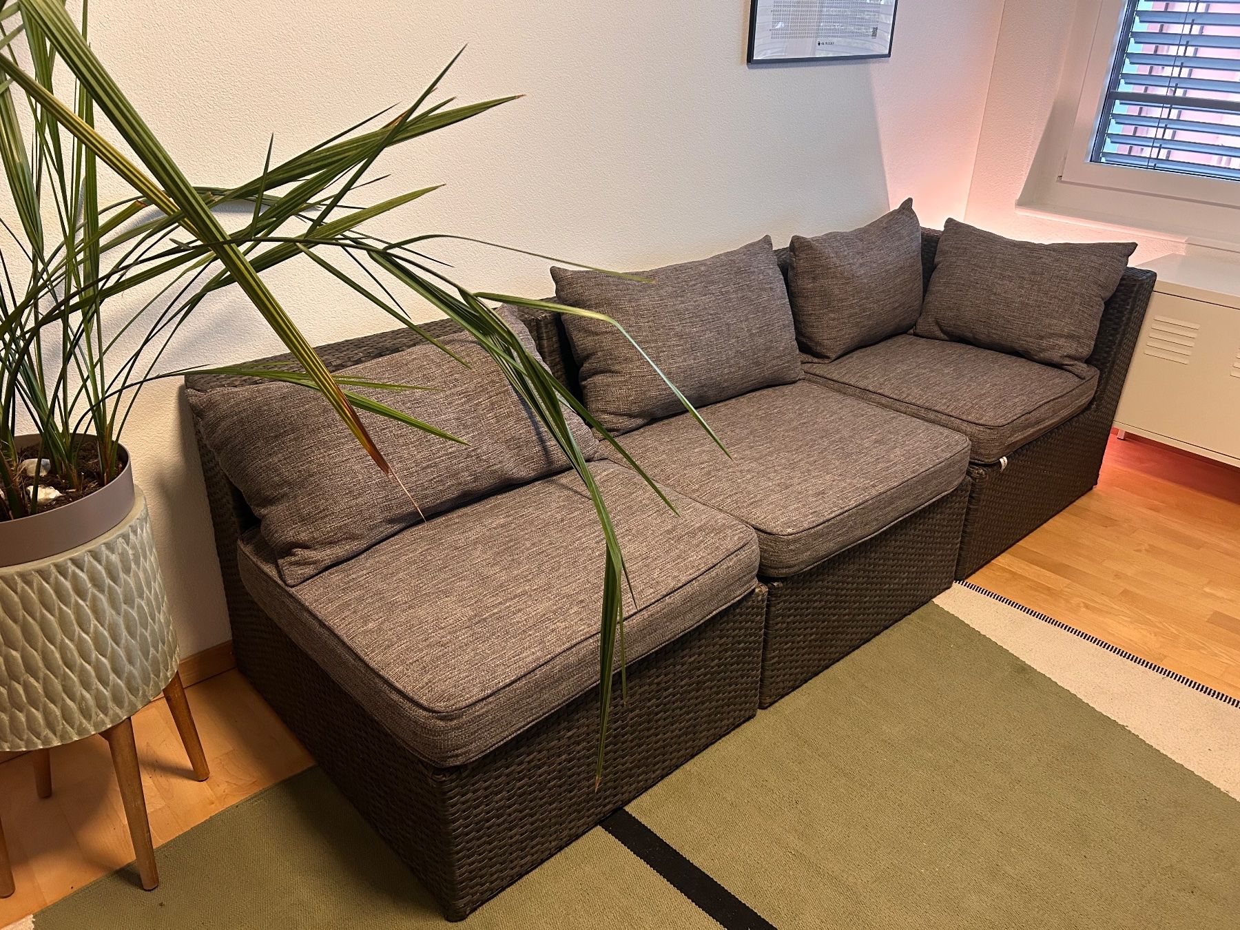 Divani: 5-teilige Gartenlounge Lounge grau – Usato da Zug venduto da _B.Sch