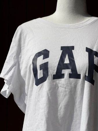 GAP T-Shirt XL Weiss Baumwolle