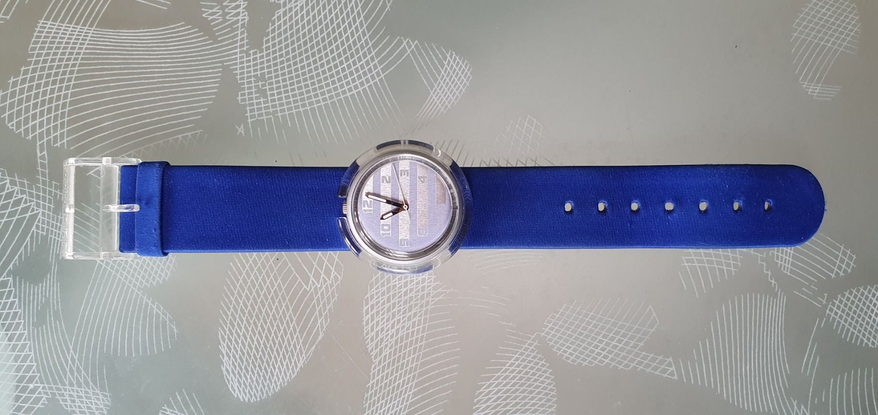 Swatch Orologi: Montre Pop Swatch Ghiaccio – Usato da Vevey venduto da Bobonitro1