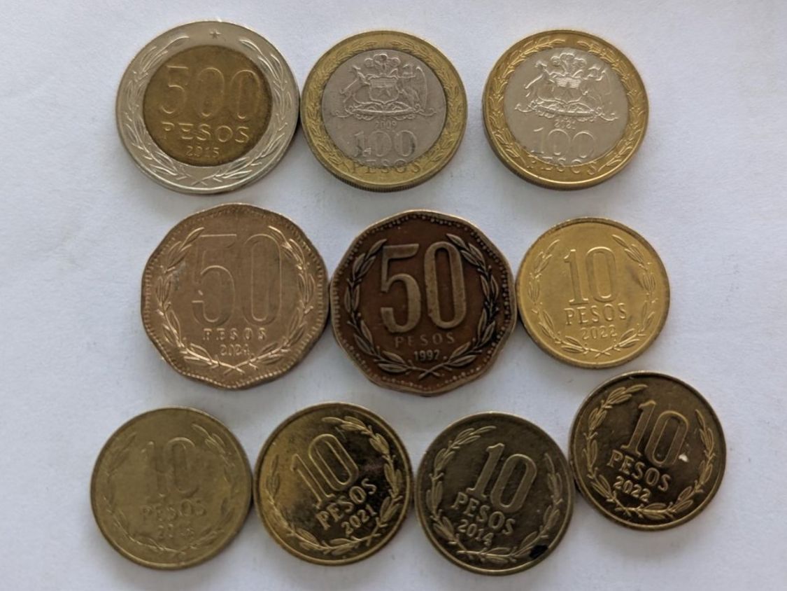 Alle Münzen: Chile circulating coins,delivery end of Oct – Gebraucht aus Porrentruy von routard 1