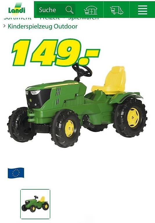Véhicules pour enfants: Traktor für Kinder – D'occasion à Münsingen par Judy29