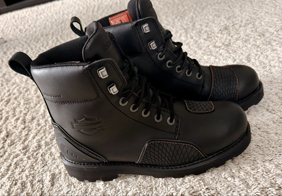 Harley-Davidson Scarpe da uomo: Harley Motorradschuhe Gr.43 NEU – Nuovo (secondo la descrizione) da Zumikon venduto da dbue75