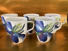 Villeroy&Boch/ 5 große Tassen / Mug /
