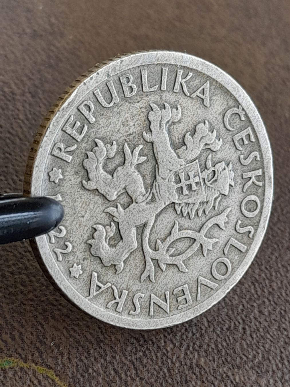 Alle Münzen: Tschechoslowakei 1 Krone 1922 – Gebraucht aus Basel von Basel_20 4