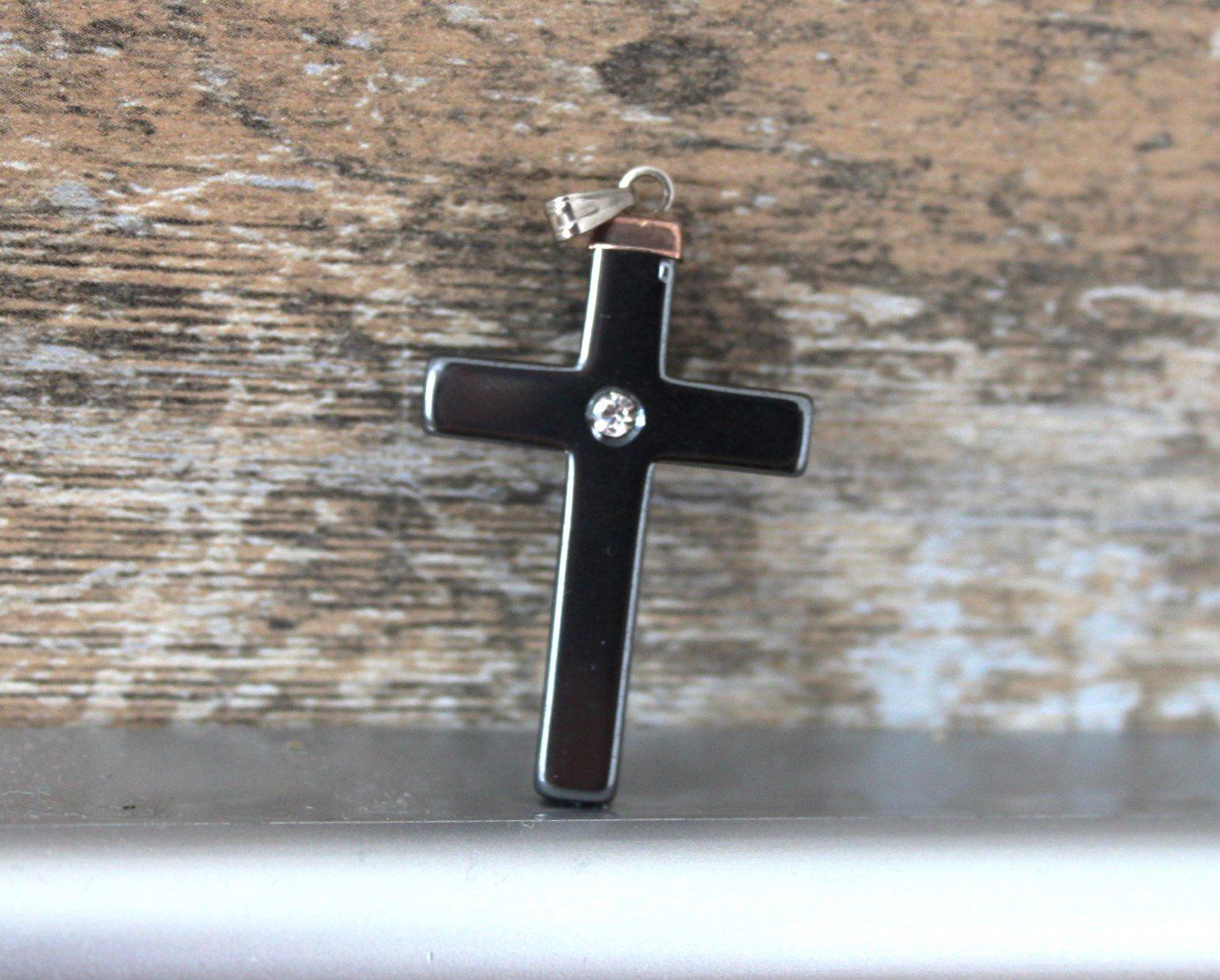 Ciondoli: Schmuck-Anhänger / Hämatit Kreuz – Usato da Otelfingen venduto da Jupi07 7