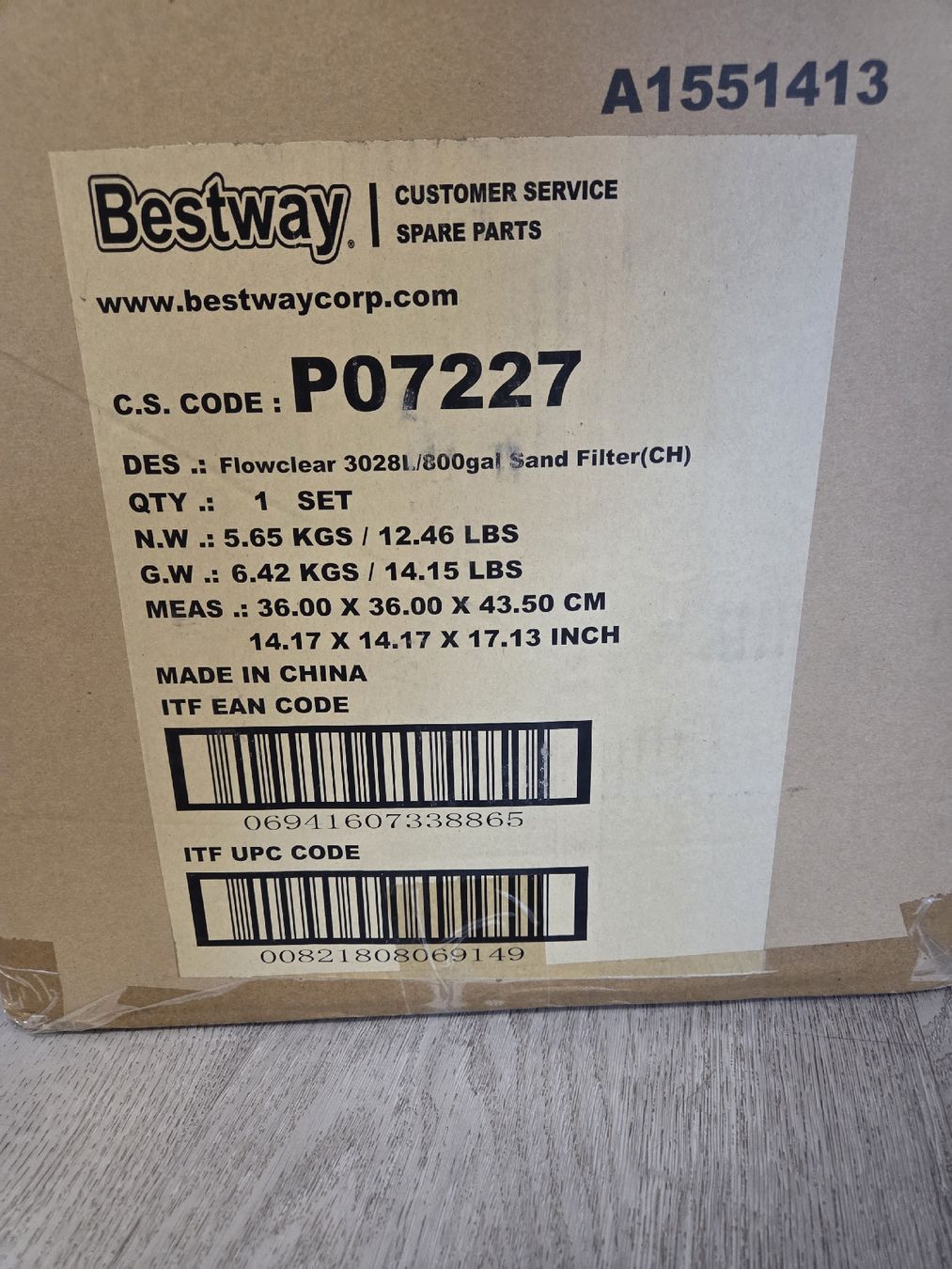 Bestway Accessoires de piscine: Sandfilter Pumpe 3028 Liter/Std – Neuf avec emballage d'origine à Oftringen par schulti-ch 2