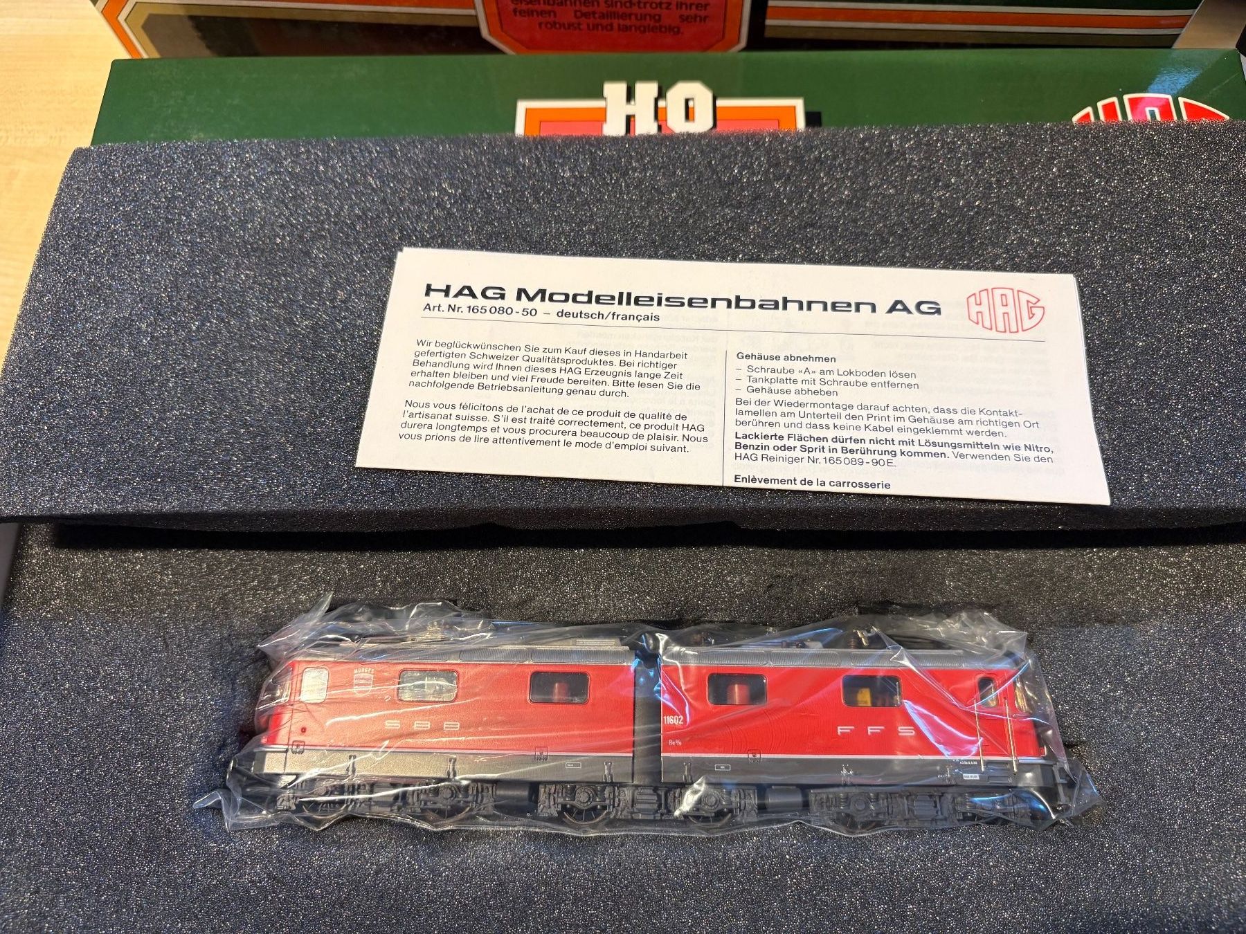 Hag Modellini di ferrovie: Hag 198, Re6/6 Morges 11602 – Nuovo e nell'imballaggio originale da Corcelles Payerne venduto da Pierre66 6