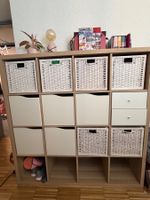 Ikea KALLAX Regal mit Körben, Türen und Schubladen