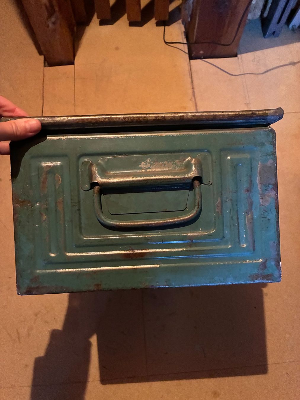 Casse di trasporto: 2 Vintage Metallkiste – Usato da Zürich venduto da Lillybelle15
