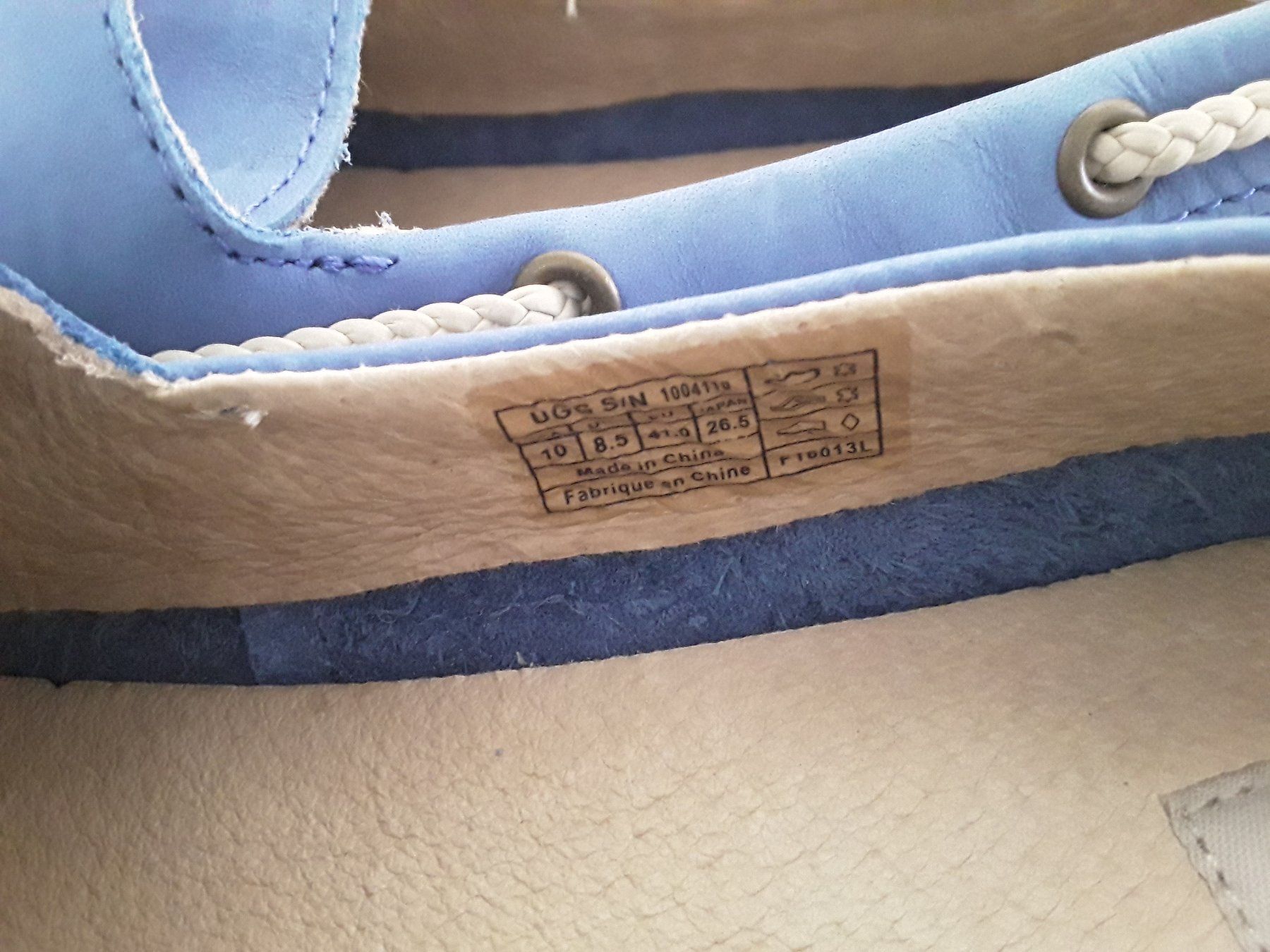 Ugg Scarpe da donna: UGG Damen Mocassin / Sommerschuhe Gr.EU 41 hellblau, Top! – Usato da Heimberg venduto da Samprof 6