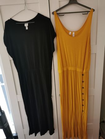 Sommerkleider Set, Gr. M/L, gelb und schwarz, neuwertig!