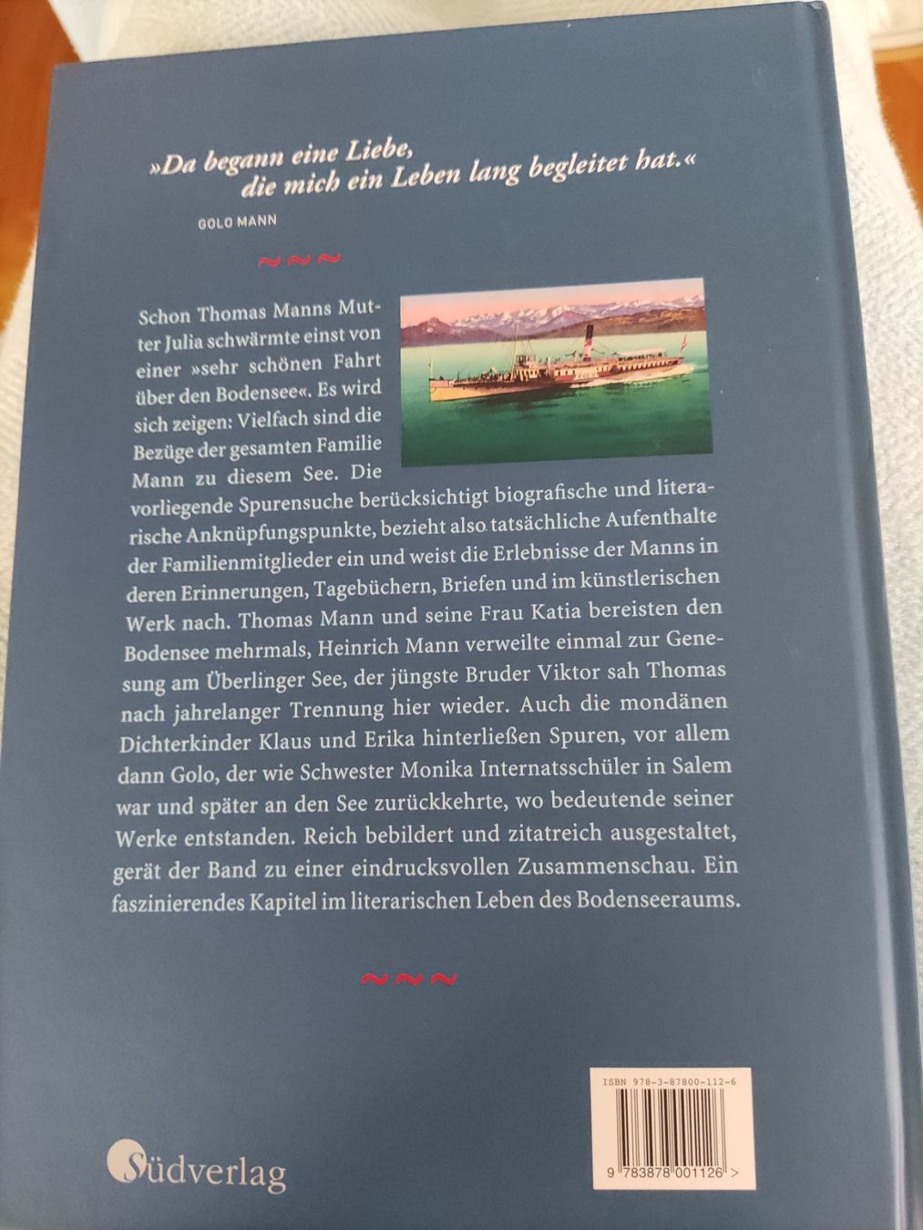 Bücher: Die Manns am Bodensee 2018 Thomas Mann 1955 Empfehlung!! – Gebraucht aus Solothurn von Csw1 2