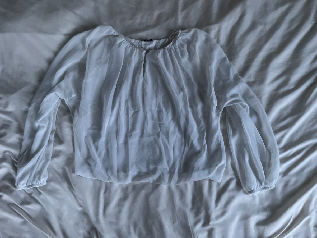 Blusen: Weisse Bluse, Grösse S – Gebraucht aus Rafz von Bina261