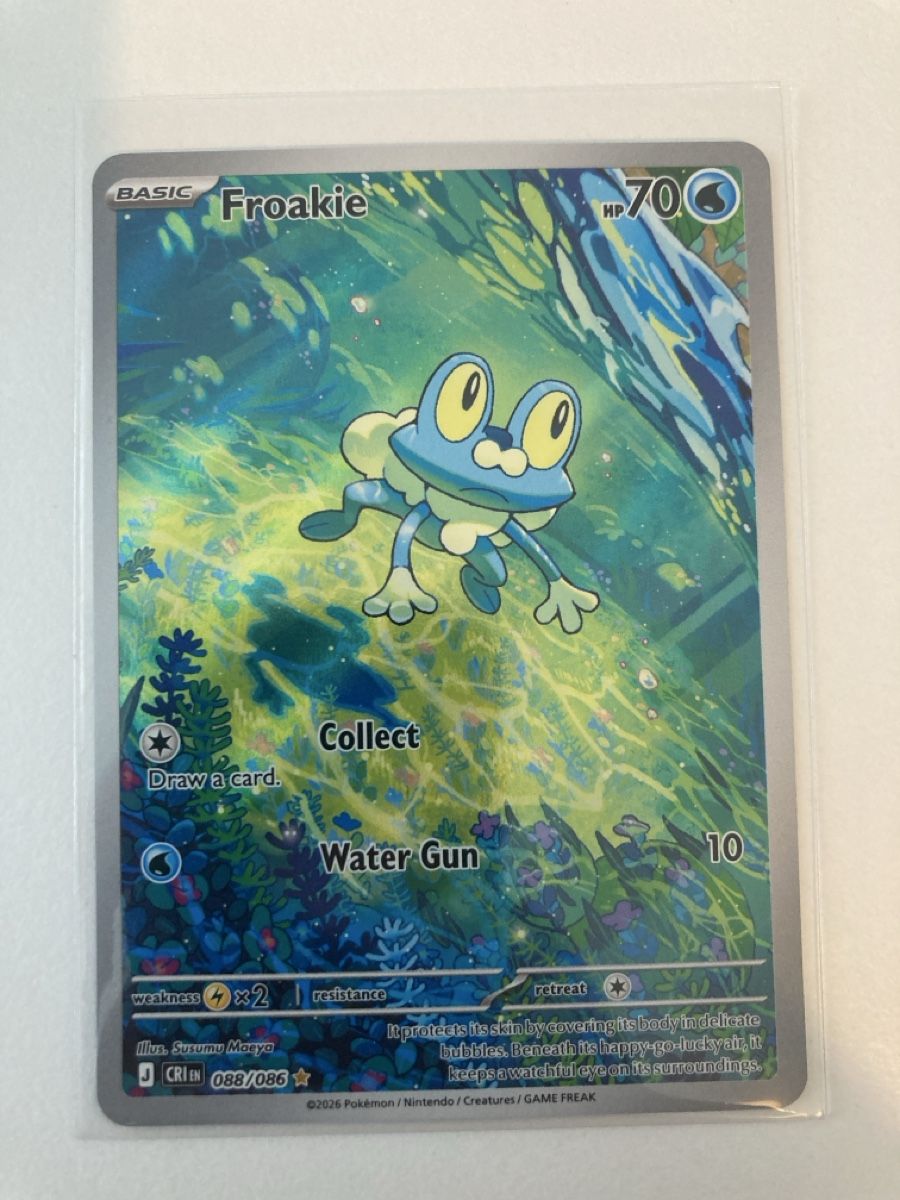 Pokémon Carte collezionabili: Froakie 088/086 EN – Nuovo (secondo la descrizione) da Wohlen AG venduto da Liridon22