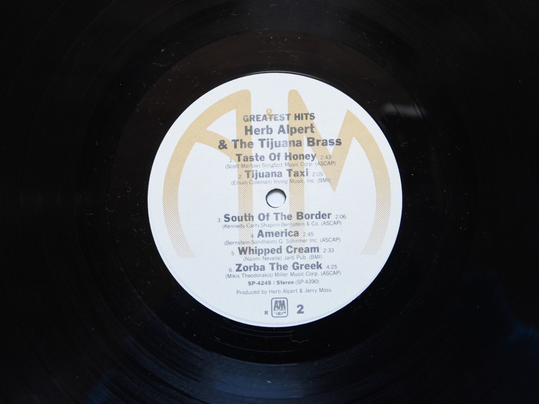 Dischi in vinile: Herb Alpert - Greatest Hits – Usato da Belmont-sur-Yverdon venduto da ag97 3