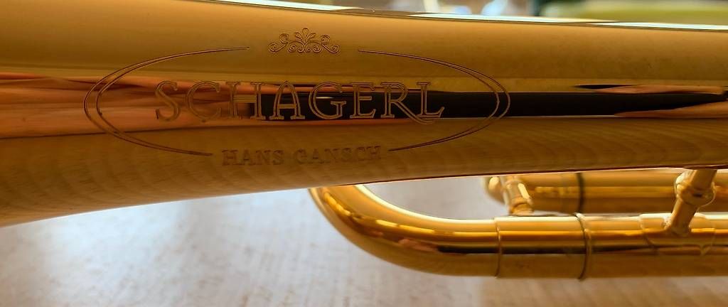 Strumenti musicali: Trompete Bb Drehventil Schagerl Hans Gansch – Usato da Zofingen venduto da zofredam 1