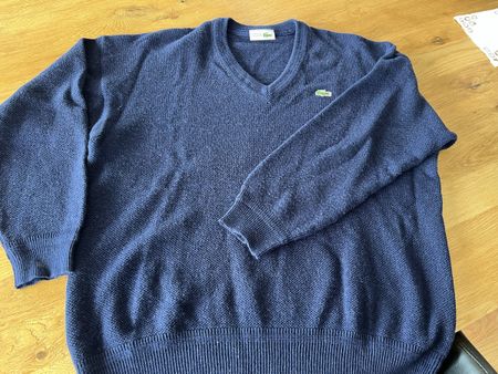 Lacoste-Herrenpullover Grösse 8, dunkelblau