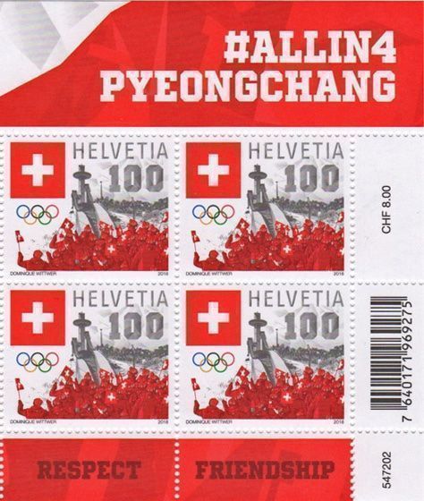 Tutti i francobolli: Viererbl. Winterolympiade PyeongChang** – Nuovo (secondo la descrizione) da Dottikon venduto da haeusibuh5