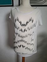 ONLY Shirt mit Federn Print, Gr. M