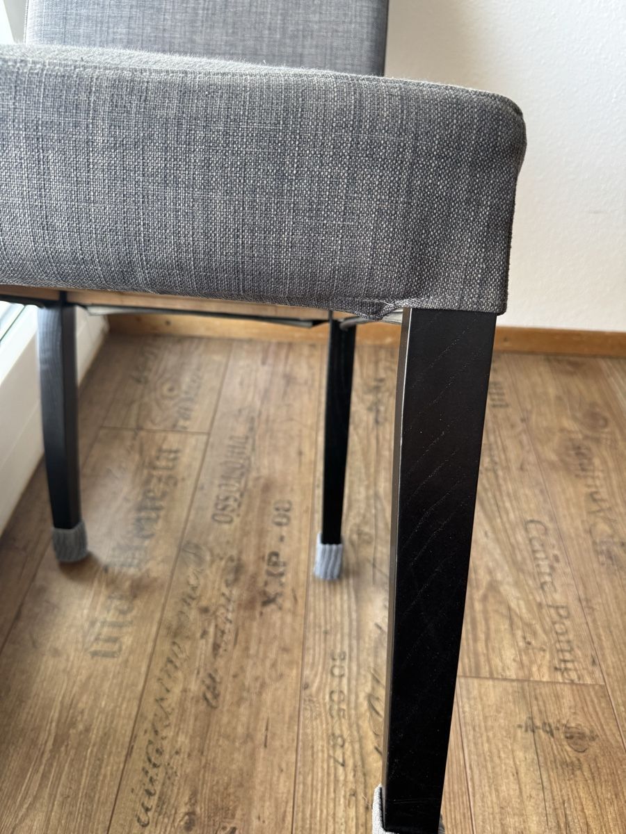 Ikea Sedie: 6 x Grauer Stuhl mit Bezug – Usato da Richterswil venduto da LuluGL 2