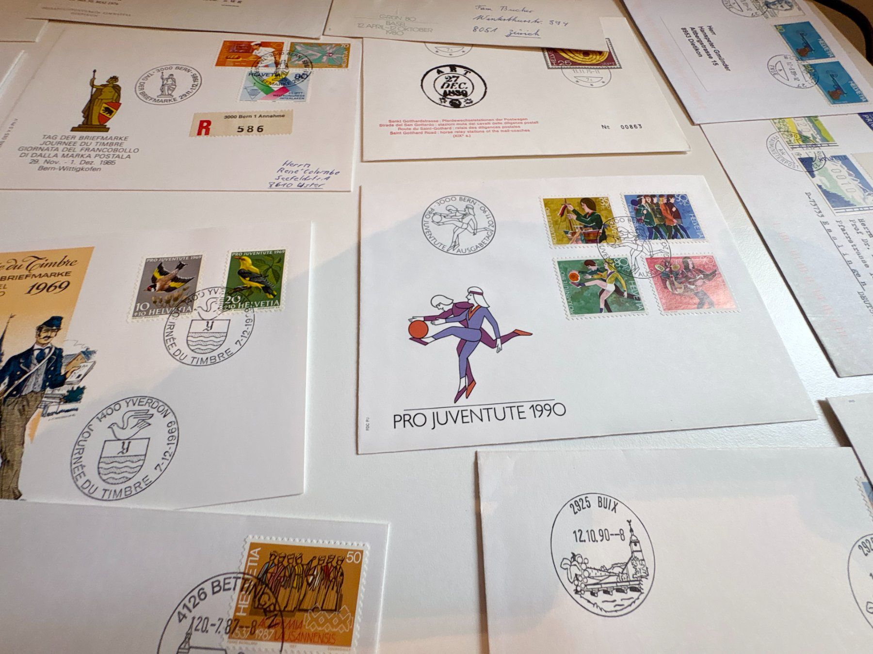 Tutti i francobolli: LOT FDC HELVETIA – Usato da Riva san vitale venduto da abd_p86k 3