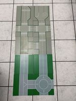 10 x Lego Strassen , Flughafen platten, graue und grüne