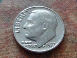 USA ONE DIME 1977