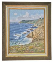 Ölgemälde Belle-Île von J.C. Biotti (2000)  Bretagne