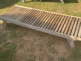 Gartenliege von GARPA in Teakholz
