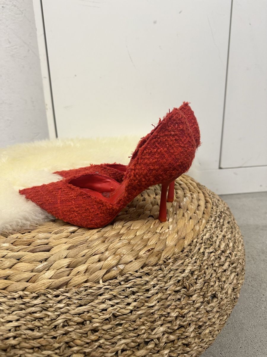 Scarpe da donna: Red Pointed Heels - 36 worn once, Chic Style for Winter! – Usato da Zürich venduto da Jocki02 4