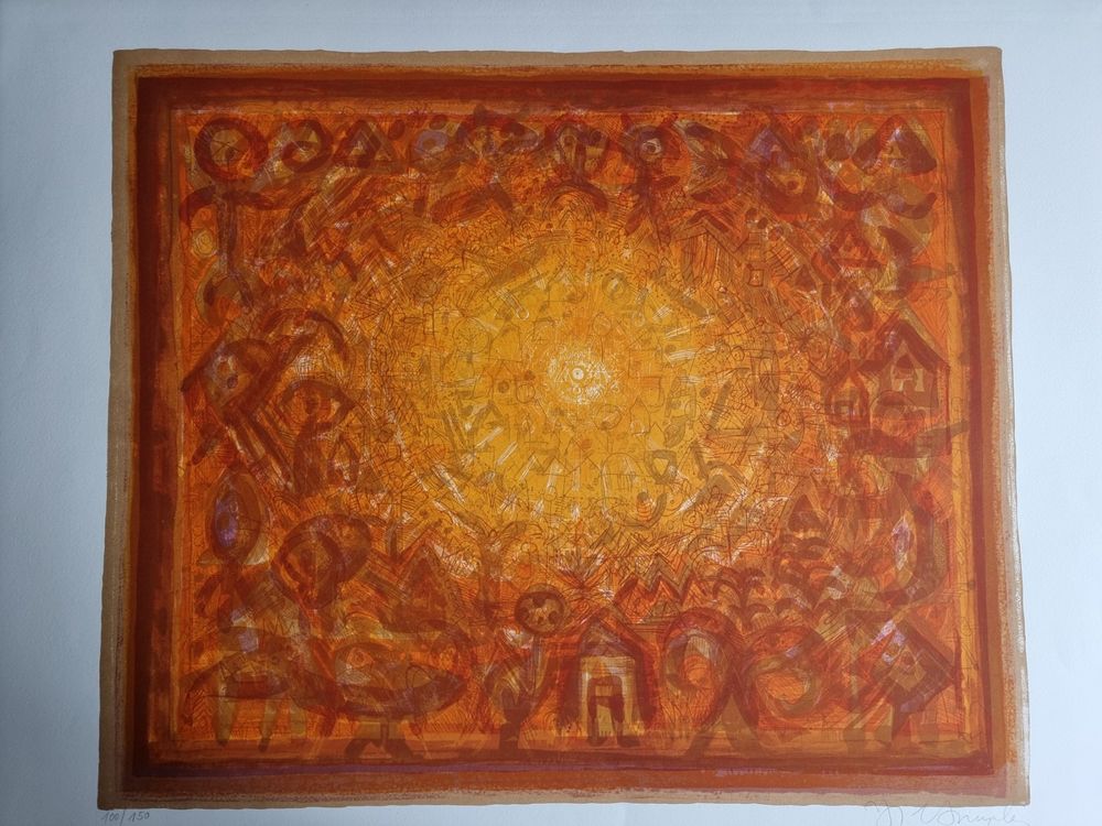 STRUPLER HANS-RUDOLF GROSSE LITHOGRAPHIE SIGNIERT NUMMERIERT 2