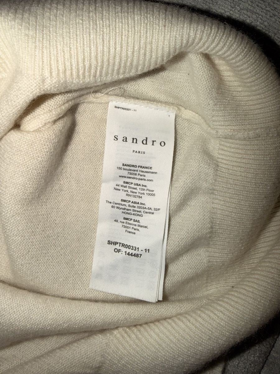 Sandro Maglioni & Felpe: Pull Sandro crème 100% Cashmere – Usato da Confignon venduto da lsb_cl8c 3