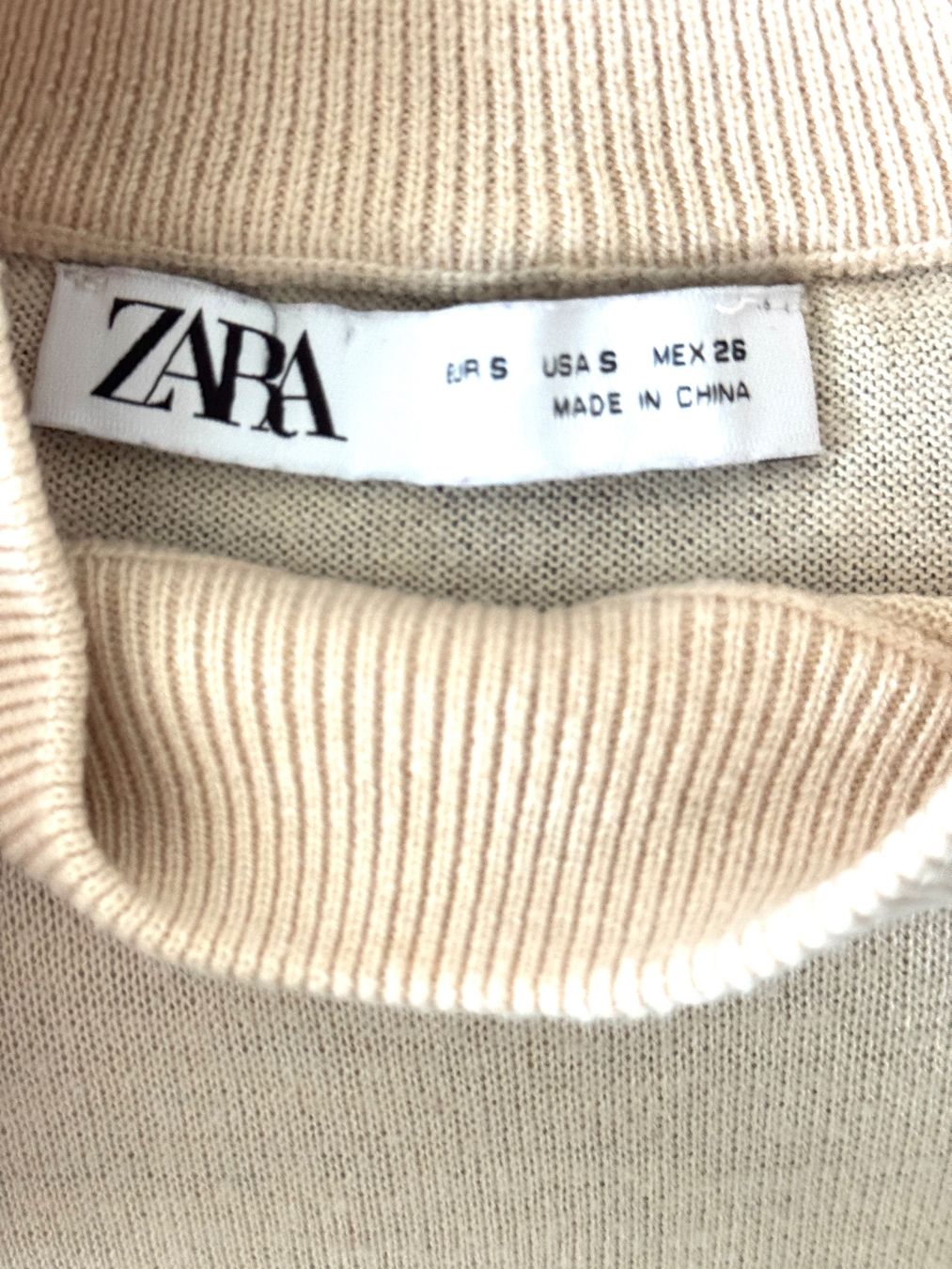 Zara Pulls & Sweat-shirts: Zara Strickpullover, Gr. S, beige, Top Zustand – D'occasion à Burgdorf par ssv_9t9f 1