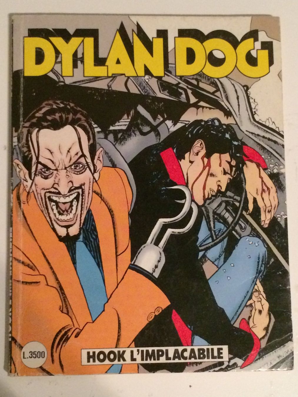 BD: DYLAN DOG  # 139 HOOK L'IMPLACABILE Sergio Bonelli‪ 1998 – D'occasion à Vezia par Aquarius_Age