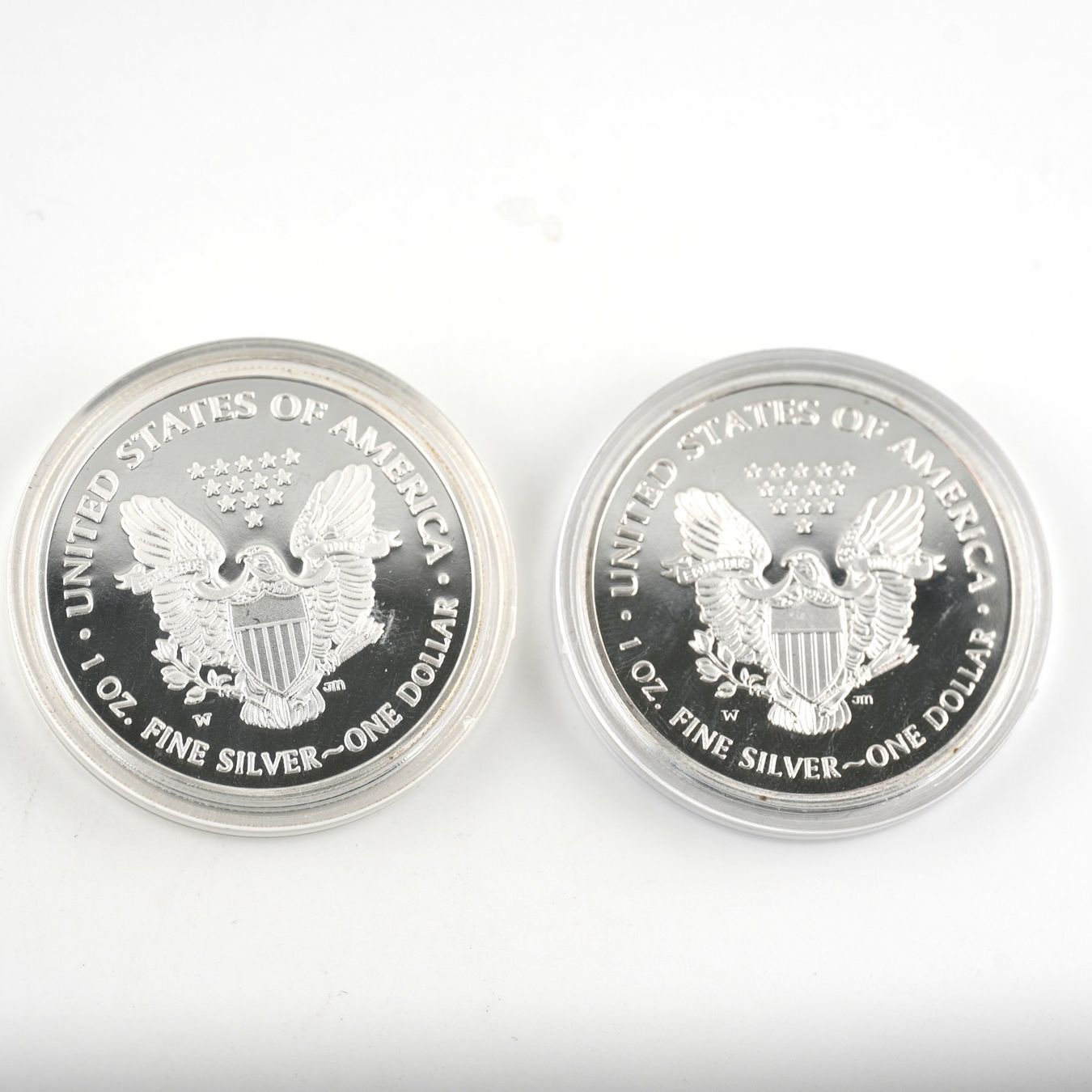 Alle Münzen: 2x Oz Silber One Dollar – Gebraucht aus Basel von Vip24 1